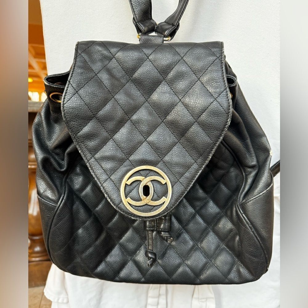 Auth Vintagechanelbackpack